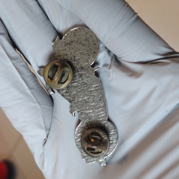 Vintage Sterling Silver Indian Motorcycle Ring w/ Biker Pin - Picture 5 of 11